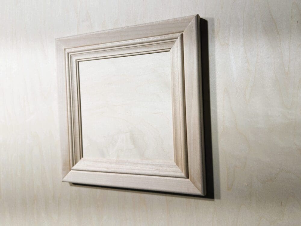 Mitered flat-panel door sample with Greenville profile